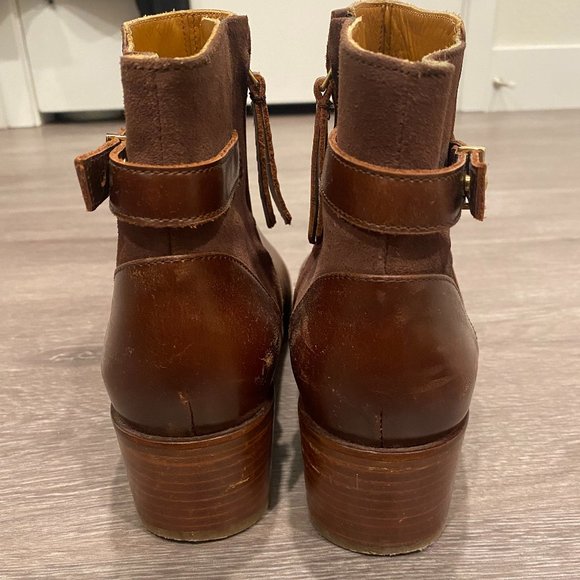 BOBBIES Paris Genuine Leather, Handcrafted in Portugal, Chelsea Boots, Brown - Picture 4 of 5